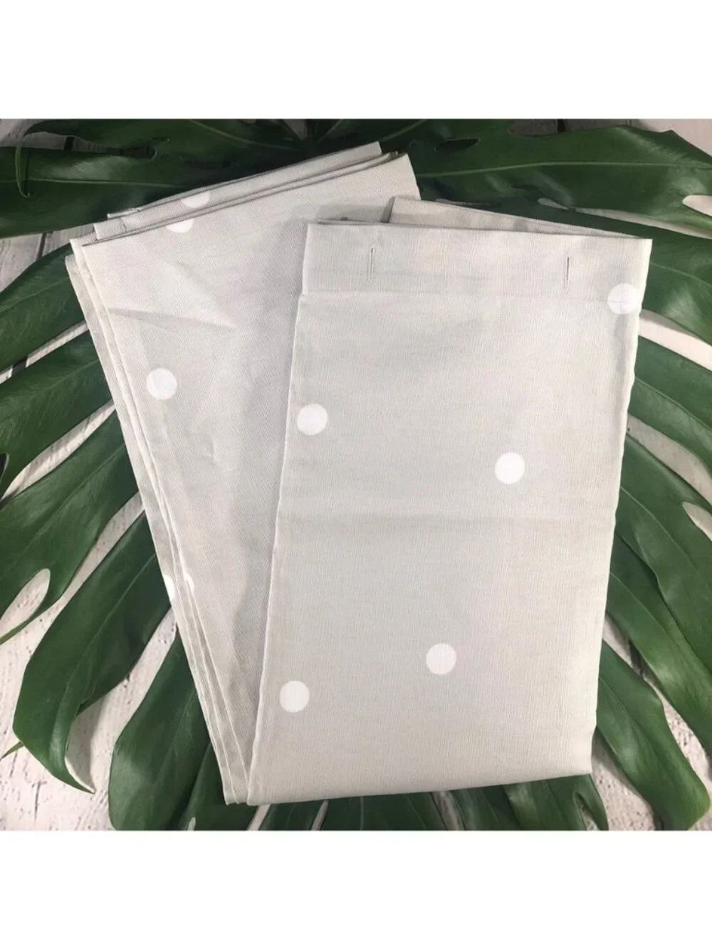 Kate Spade Deco Dot Gray Shower Curtain